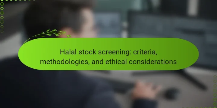 Halal stock screening: criteria, methodologies, and ethical considerations