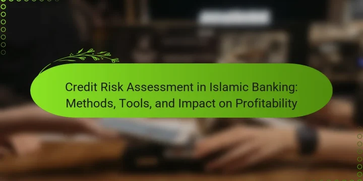 Credit Risk Assessment in Islamic Banking: Methods, Tools, and Impact on Profitability
