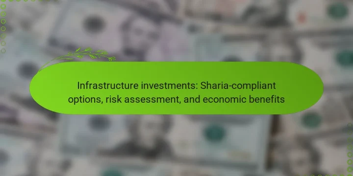 Infrastructure investments: Sharia-compliant options, risk assessment, and economic benefits
