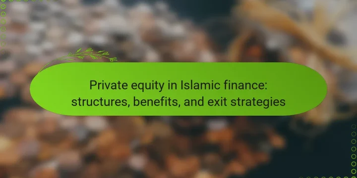 Private equity in Islamic finance: structures, benefits, and exit strategies